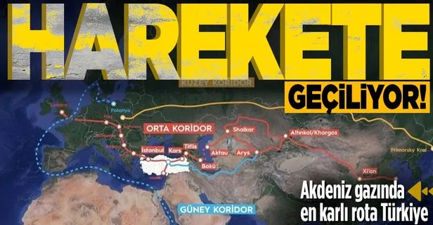Akdeniz gazında en karlı rota Türkiye! Harekete geçiliyor