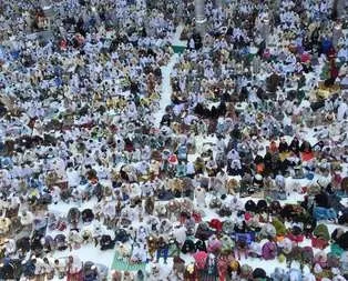 Yüzbinler Mescid-i Aksa için dua etti