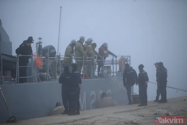 Mayın tarama gemisi TCG Amasra Kırklareli İğneada açıklarında mayın arayacak - 3