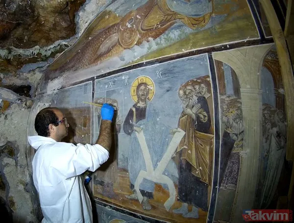 Sümela Manastırı 1 Mayıs'ta tamamen açılıyor! 360 tonluk kaya da sabitlendi - 22