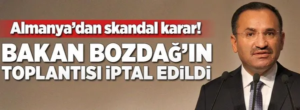 Bozdağ'dan Almanya'ya sert tepki-1