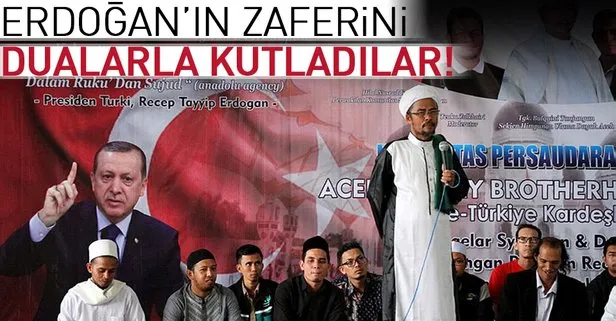 Endonezya’da Erdoğan’ın seçim zaferi dualarla kutlandı