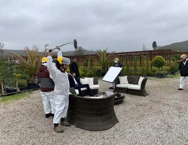 Eşkıya Dünyaya Hükümdar Olmaz setinde Çakırbeyliler Covid-19’a karşı! EDHO'da dünya standartlarında önlem-5