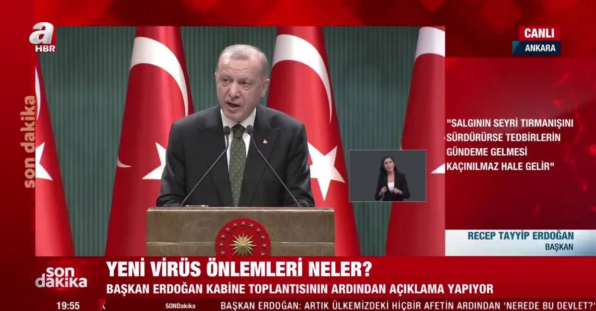 Başkan Erdoğan duyurdu: Hafta sonu sokağa çıkma yasağı getirildi! İşte yeni tedbirler...