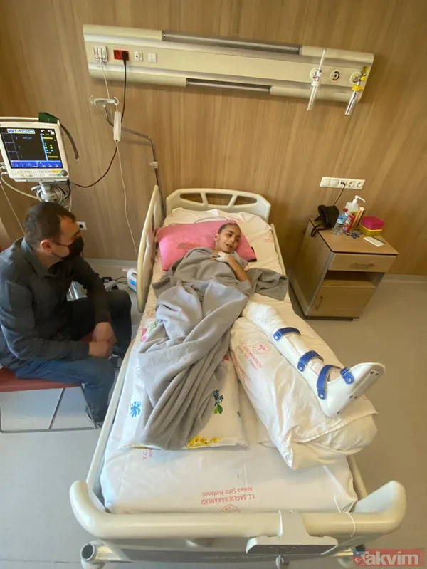 Ankara'da sokak köpeklerinin saldırısının ardından 9 ameliyat geçiren Enes Koca, yeniden yürümeye hazırlanıyor - 4