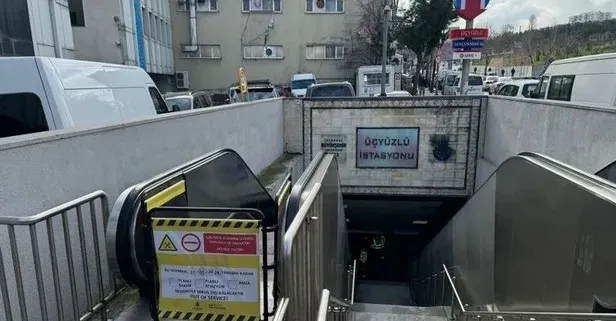 Esenler Üçyüzlü Metrosunda faciadan dönüldü: Vidalar fırladı! Yürüyen merdiven bir anda çöktü