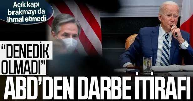 ABD'den flaş darbe itirafı!