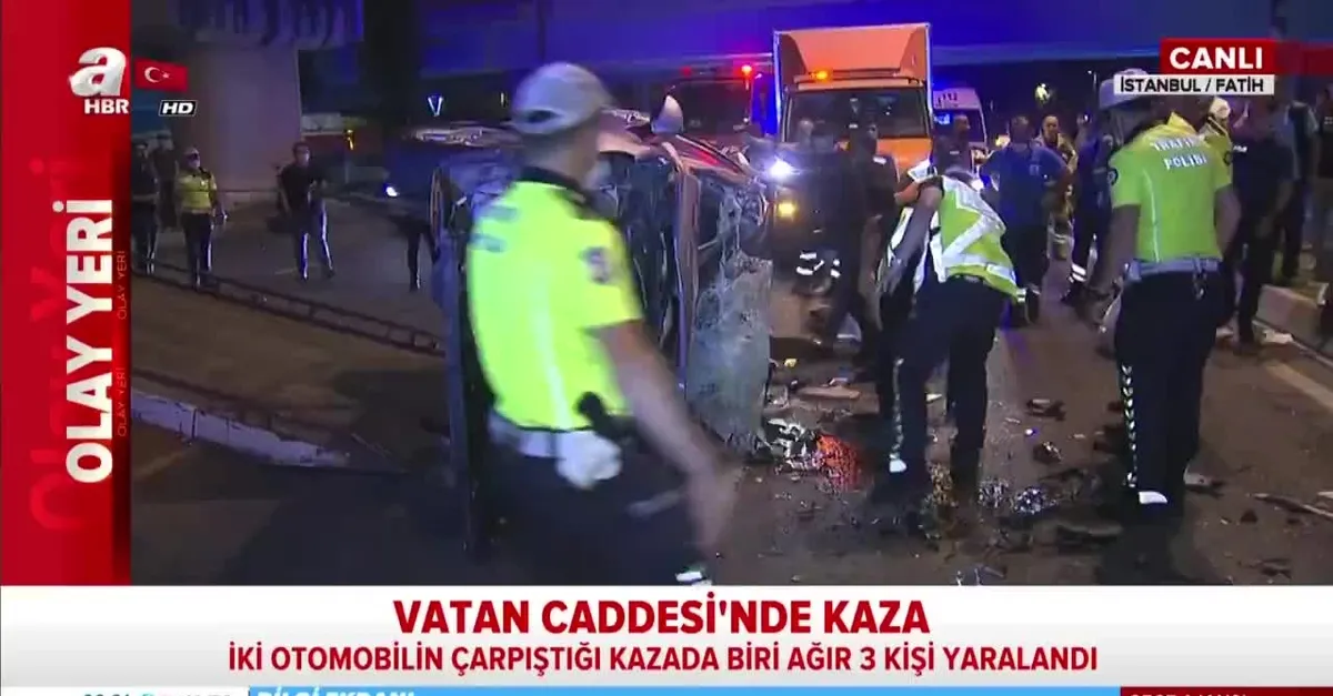 Son dakika: Vatan Caddesi'nde feci kaza!