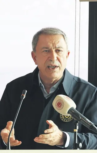 Bakan Akar'dan Yunanistan'a uyarı: "Hakkımızı hukukumuzu koruyacağız"