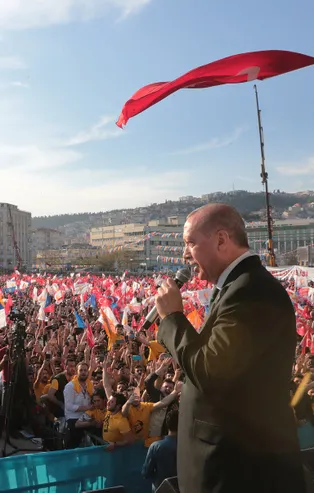 Başkan Erdoğan Kocaeli'de böyle karşılandı