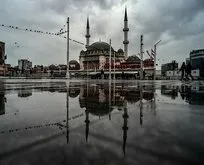 Taksim Camii’nin dış cephesi tamamlandı
