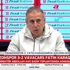 Trabzonspor Teknik Direktörü Abdullah Avcı’dan önemli açıklamalar! Final için bir adım attık ama daha bitmedi