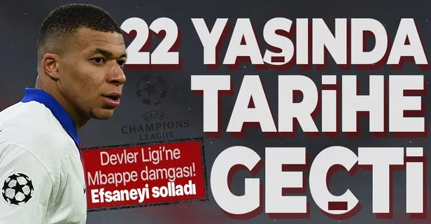 Şampiyonlar Ligi’nde geceye damga vuran rekor: Kylian Mbappe tarihe geçti