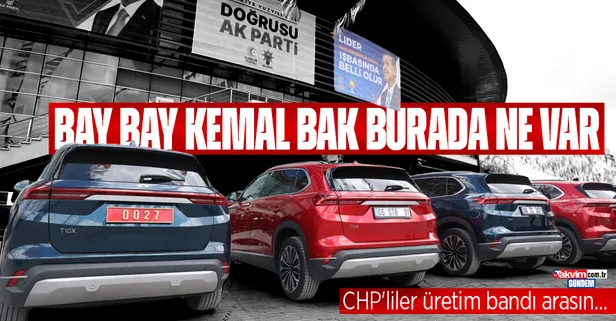 Bay Bay Kemal bak burada ne var! Kabine Ankara'daki aday tanıtım toplantısına Togg'la geldi...