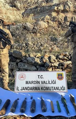 Mardin'de PKK'ya ağır darbe! Çok sayıda mühimmat ele geçirildi
