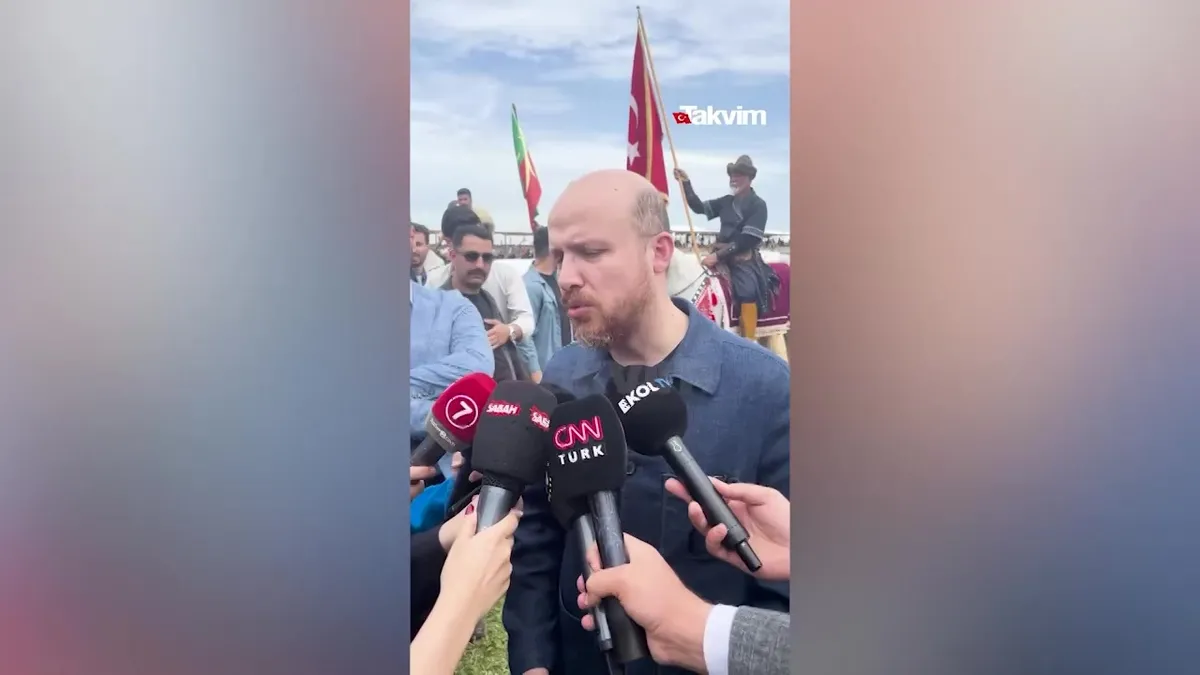 Takvim.com.tr 7. Etnospor Kültür Festivali'nde! Bilal Erdoğan'dan özel açıklama!