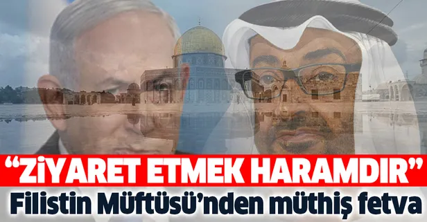 Kudüs ve Filistin Müftüsü Şeyh Muhammed Hüseyin: Normalleşme anlaşması kanalıyla Mescid-i Aksa'yı ziyaret etmek haramdır