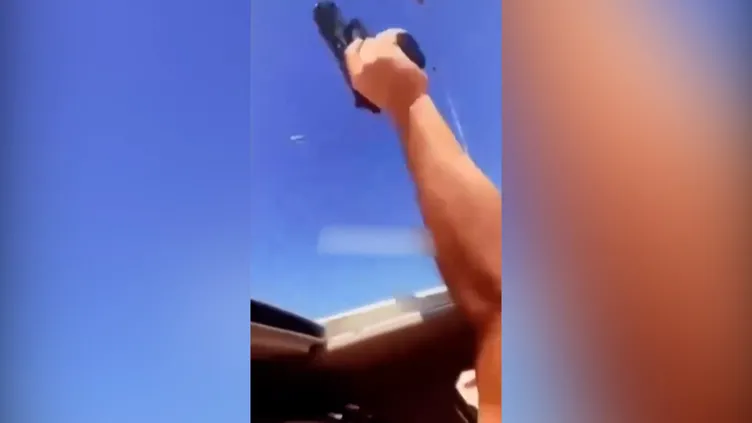 Bursa’da maganda dehşeti kamerada!