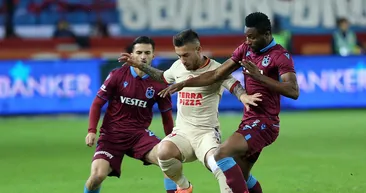 Trabzonspor Galatasaray karşılaşması nefes kesti! İşte maçtan kareler...