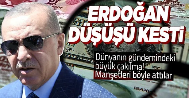 Başkan Erdoğan konuştu Türk Lirası değerlendi! Dövizdeki büyük çakılma dünya gündeminde