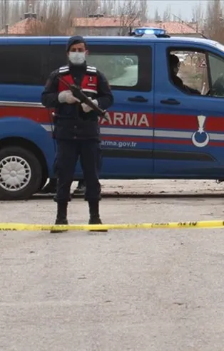 Isparta'da bir köy karantinada