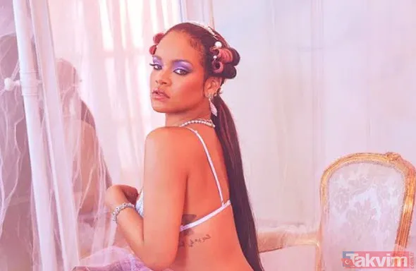 Rihanna hamile kaldığından beri giyinmiyor bu ne hal! Oscar'a tepeden tırnağa transparan! Açtıkça açıyor - 10