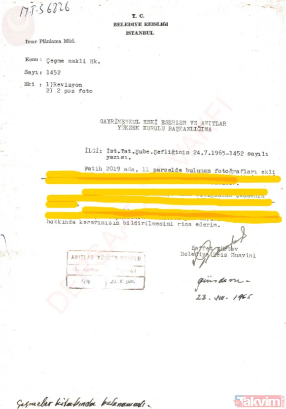 Ahmet Hamdi Çamlı, 83 yaşında vefat eden babasının 30 yıl boyunca çeşmeyi yaptırmak için mücadele verdiğini belirterek, "Ben bu mücadelenin içinde büyüdüm....