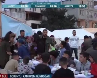 Şefkatli eller masum yüreklerin yanında! Depremzedeler için MinikaGO çadırlarında iftar verildi