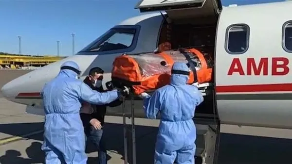 İsveç'teki Türk hasta Emrullah Gülüşken ambulans uçakla Ankara'ya getirildi-5