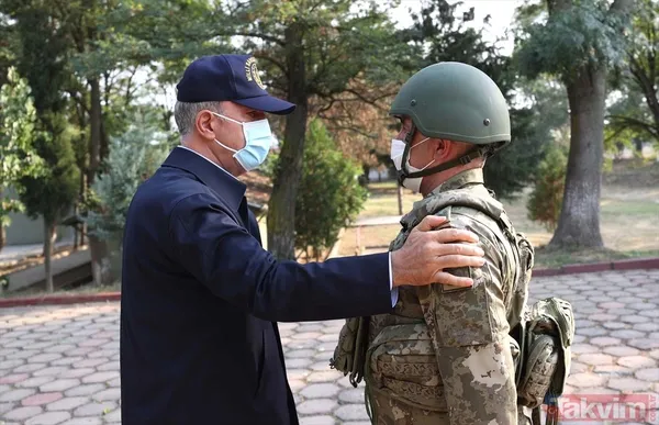 SON DAKİKA: Milli Savunma Bakanı Akar komutanlarla Edirne'de! Yunanistan'a sert mesaj - 7