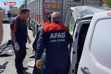 Elazığ'da hafif ticari araç tırın altına girdi: 1 ölü
