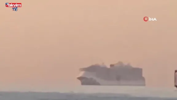 Tekirdağ'da dev yolcu gemisinden düşen yolcu aranıyor