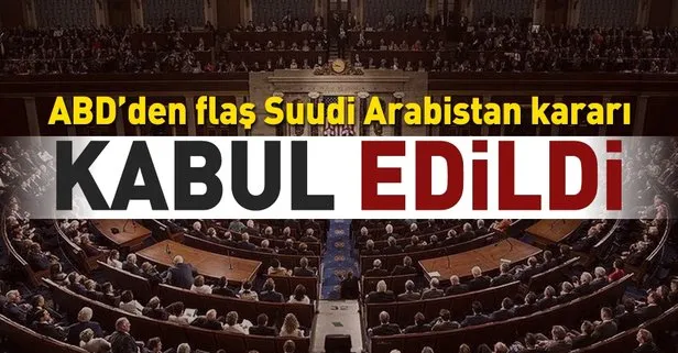 ABD'den Suudi Arabistan kararı