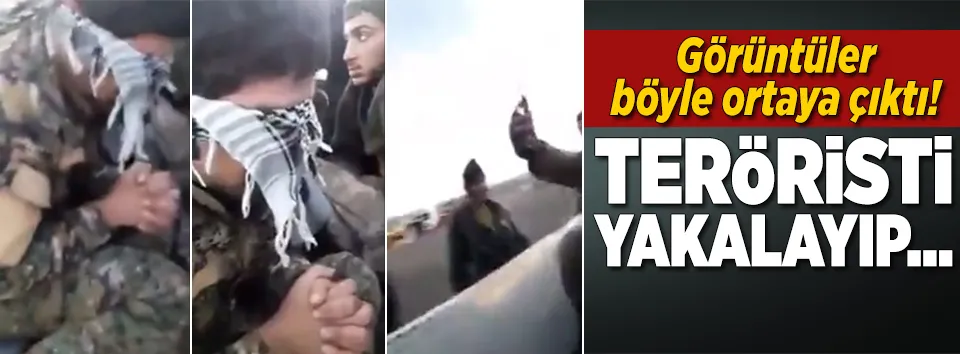 YPG'li teröristler kıskıvrak yakalandı