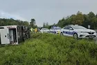 Zonguldak'ta yolcu midibüsü devrildi! Çok sayıda yaralı var
