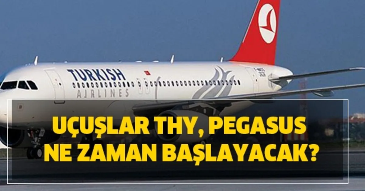 Hangi Illere Ucuslar Iptal Edildi Yasaklandi Ucuslar Thy Pegasus Ne Zaman Baslayacak Takvim