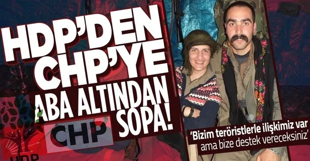 HDP’den CHP’ye aba altında sopa! Teröristle fotoğrafları çıkan vekile destek istiyorlar