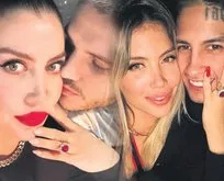 Wanda Nara Icardi’nin aldığı yüzüğü rapçi sevgilisi L-Gante’nin yanında taktı!
