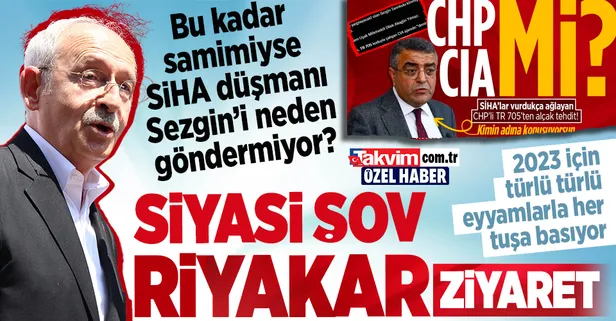 Kılıçdaroğlu'ndan TEKNOFEST'e riyakar ziyaret! Madem bu kadar samimi SİHA karşıtı Sezgin Tanrıkulu'nu neden partiden göndermiyor?