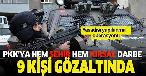 PKK’nın hem şehir hem kırsal yapılanmasına darbe