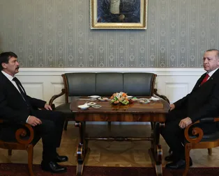 Başkan Erdoğan Macaristanda! Macaristan Cumhurbaşkanı Janos Ader ile görüştü