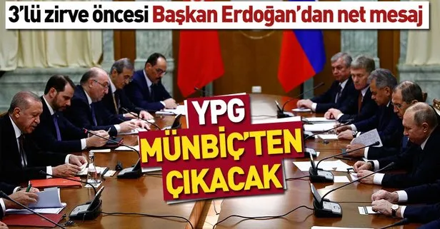 3’lü zirve öncesi Başbakan Erdoğan, Ruhani ve Putin ile görüştü