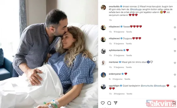 Güldür Güldür’ün Bilal'i Onur Buldu'nun eşi Duygu ve kızı Masal'a bakın! 40 gün önce baba olmuştu: "Sevgilim bütün cefayı çekse de..." - 5