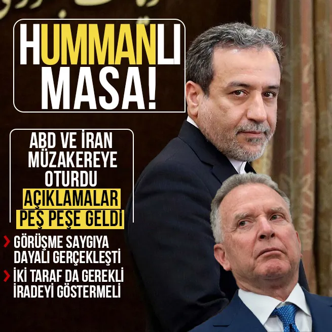 Umman’da ABD-İran masası! İran Dışişleri Bakanı Abbas Erakçi Trumpın Orta Doğu elçisi Steve Witkoff ile görüştü: Açıklamalar peş peşe geldi