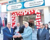 Erzincanlı iş adamından okul hediyesi