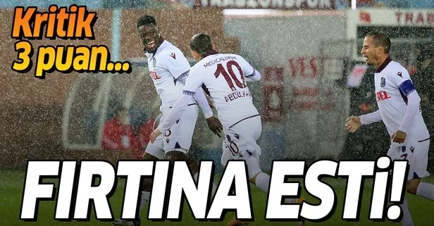 Trabzonspor'dan kritik 3 puan!