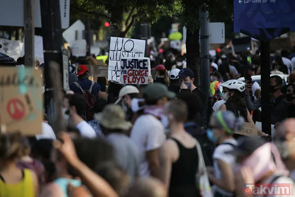 ABD'de gerilim artıyor! 25 şehirde sokağa çıkma yasağı ilan edildi - 19