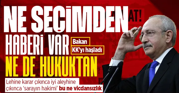 Adalet Bakanı Bekir Bozdağ'dan Kemal Kılıçdaroğlu'na hem 'YSK' hem de 'hakim' tepkisi! "Bu ne vicdansızlık..."