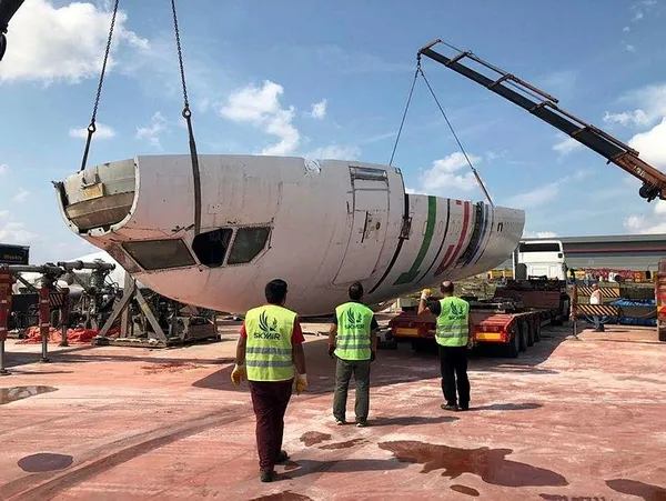 Dev uçak İstanbul’dan Muğla’ya karayoluyla taşındı-1