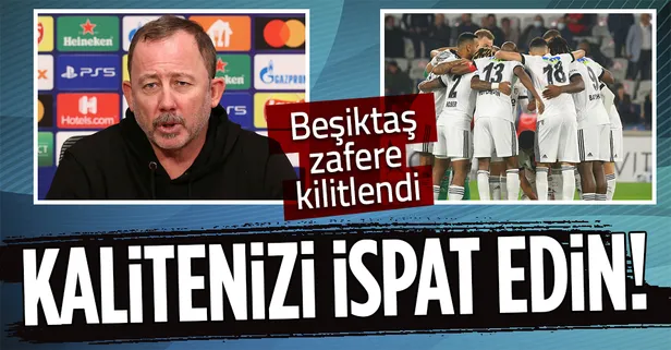 Kartal zafere kilitlendi! Beşiktaş Teknik Direktörü Sergen Yalçın'dan yarım saat süren toplantı